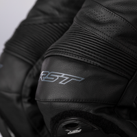 Rst S1 Ce Jean Black/black Leather 6xl - Black/Black / US 40