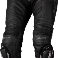 Rst S1 Ce Jean Black/black Leather 6xl - Black/Black / US 40