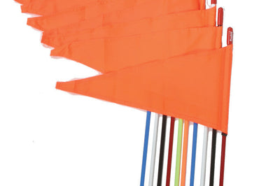 Firestik Safety Flags Spring Mount Neon Green 7’ 10/pk - Snowmobile Collection