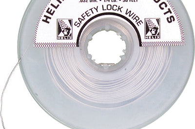 Helix Safety Lock Wire 1/4lb Spool 0.032 Dia - Harddrive Products