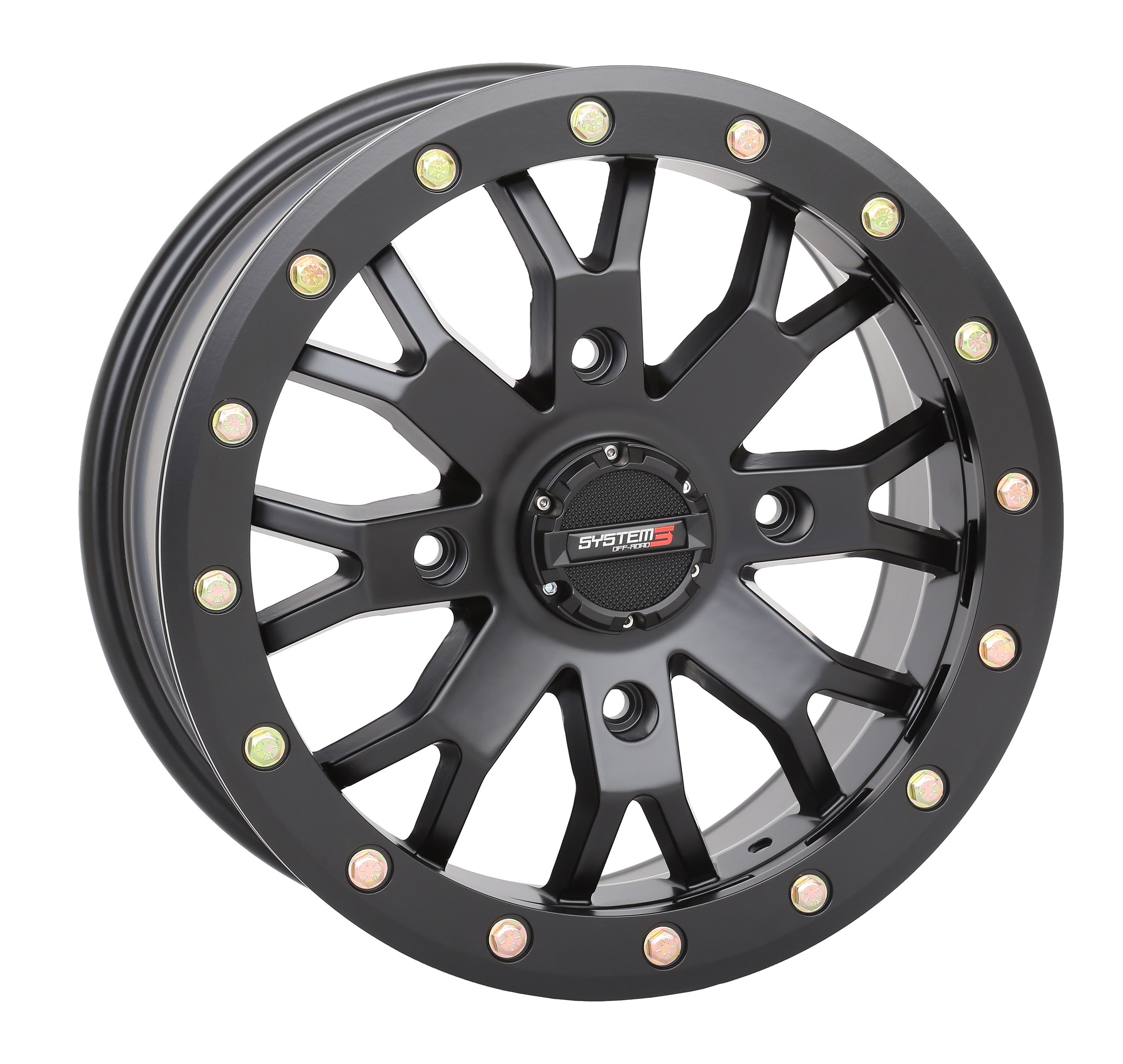 System 3 Sb4 Bl Wheel 15x7 6 + 1 (+45mm) 4/156 Matte Bronze/black - Black - Tires & Wheels