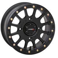 System 3 Sb5 Bl Wheel 15x10 5 + 5 (-5mm) 4/156 Matte Gunmetal Grey - Black - Tires & Wheels