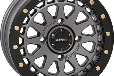 System 3 Sb6 Bl Wheel 15x7 4 + 3 (+10mm) 4/156 Gun Metal Grey - Gunmetal - Tires & Wheels
