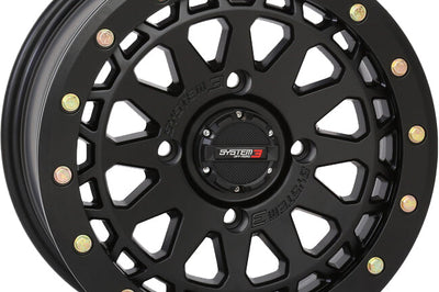 System 3 Sb6 Bl Wheel 15x7 4 + 3 (+10mm) 4/156 Gun Metal Grey - Matte Black - Tires & Wheels