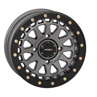 System 3 Sb6 Bl Wheel 15x7 4 + 3 (+10mm) 4/156 Gun Metal Grey - Matte Black - Tires & Wheels