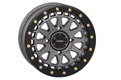 System 3 Sb6 Bl Wheel 15x7 4 + 3 (+10mm) 4/156 Gun Metal Grey - Matte Gunmetal - Tires & Wheels