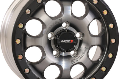 System 3 Sb7 Bl Wheel 15x7 4 + 3 (+10mm) 5/4.5 Titanium - Tires & Wheels