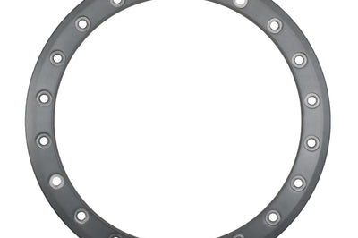 System 3 Sb8-sb9 15’’ Beadlock Ring 10mm 20-hole Gloss Brushed Gry - Grey - Tires & Wheels