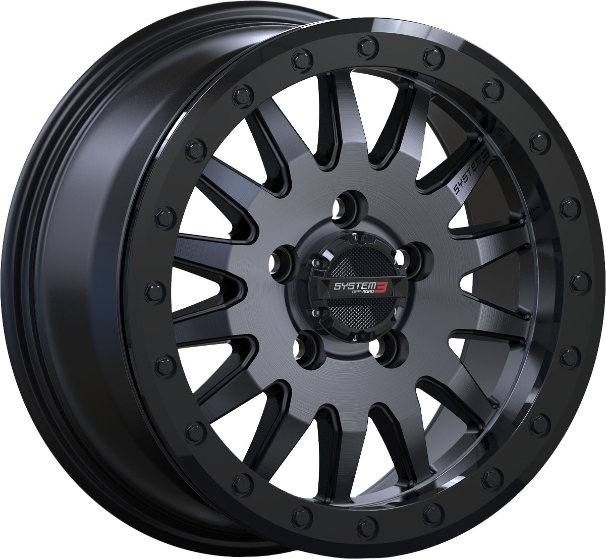 System 3 Sb8 Wheel 15x10 5 + 5 (0mm) 5/4.5 Matte Brushed Grey Tires & Wheels