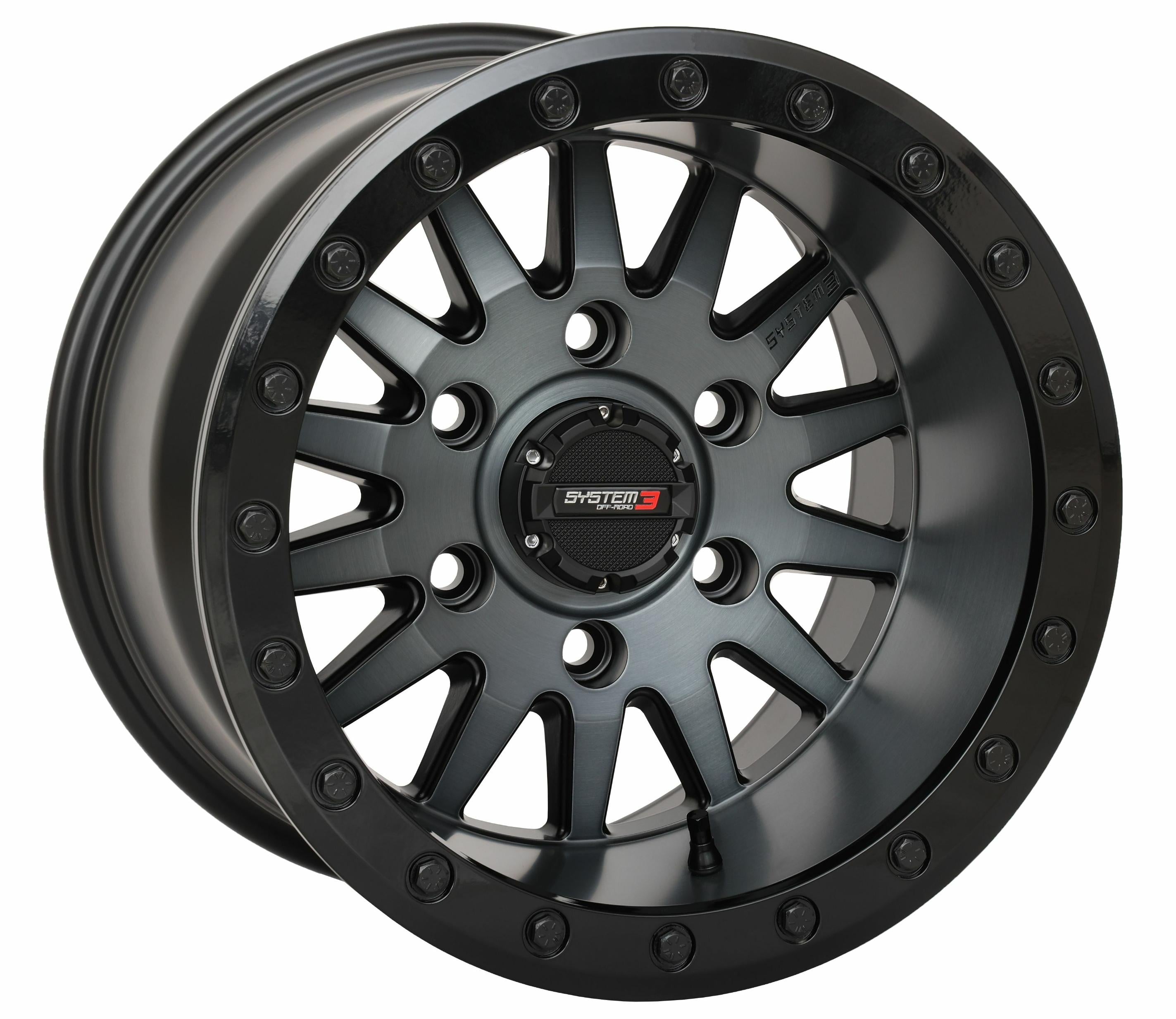 System 3 Sb8 Wheel 15x10 5 + 5 (0mm) 6/5.5 Matte Brushed Grey - Tires & Wheels