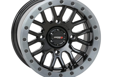 System 3 Sb9 Wheel 15x9 5 + 4 (+10mm) 4/156 Gloss Black - Tires & Wheels