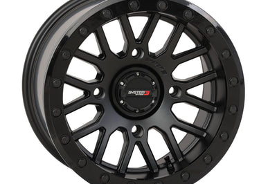 System 3 Sb9 Wheel 15x9 5 + 4 (+10mm) 4/156 Matte Black - Tires & Wheels