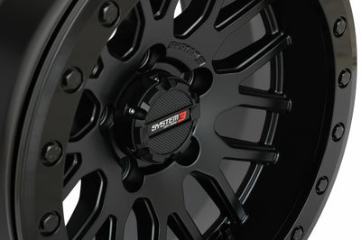 SYSTEM 3 Sb9 Wheel 15x9 5 + 4 (+10mm) 5/4.5 Matte Black