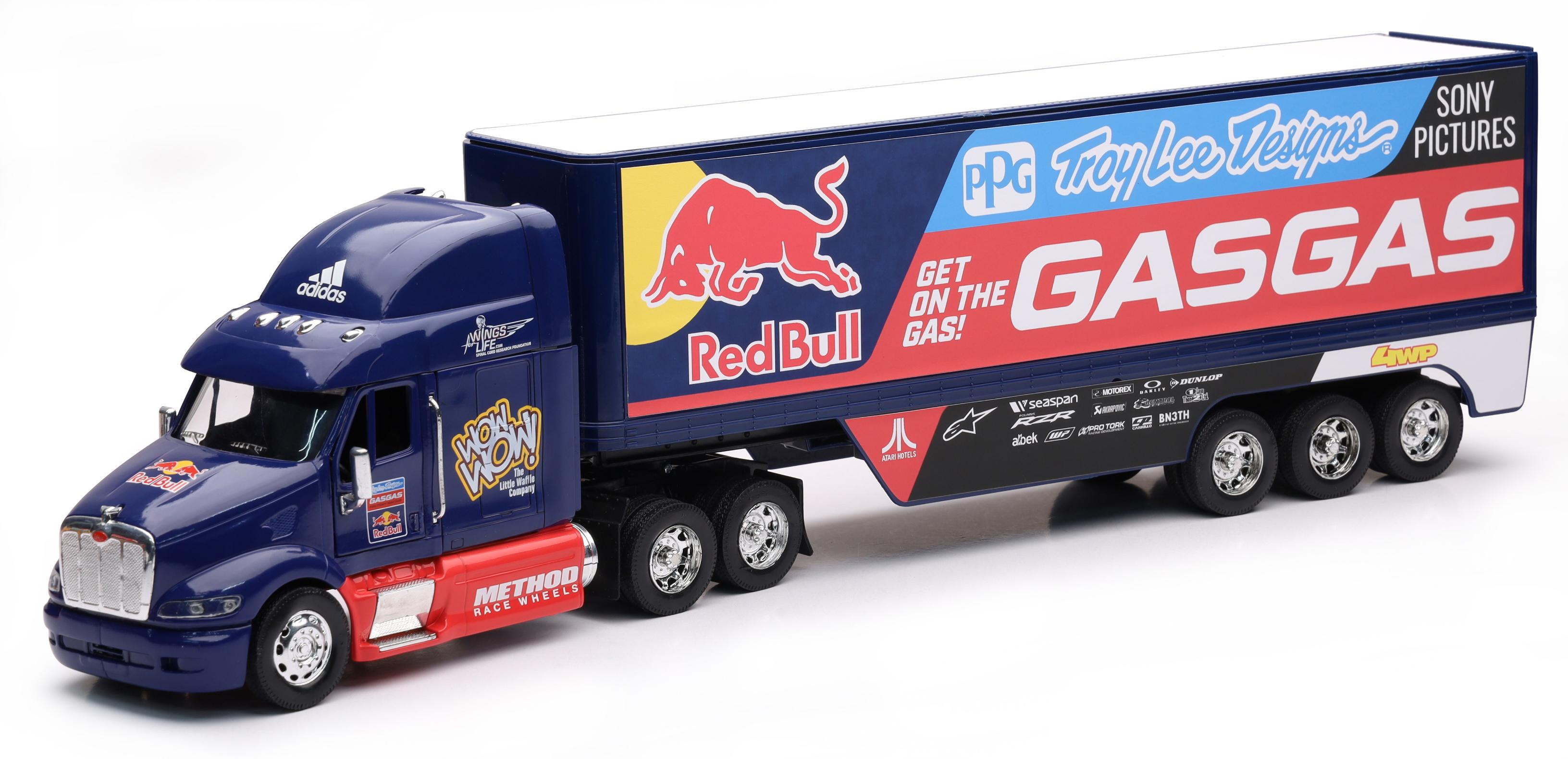New-ray Scale 1:32 Tld Red Bull Gas Racing Truck - Apparel Collection