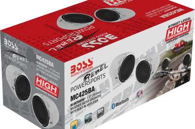 Boss Audio Scooter Speaker Kit Chrome - Street Collection