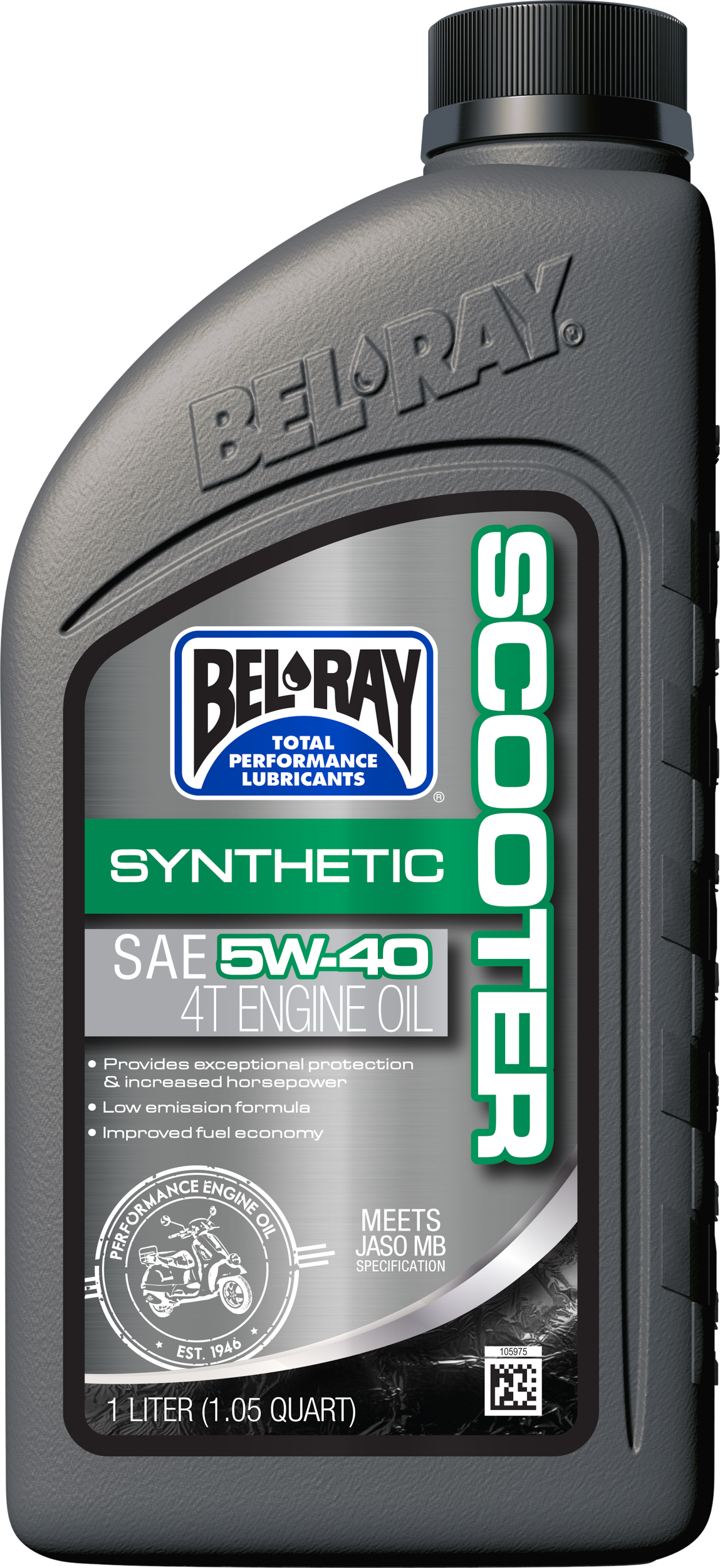 Bel-ray Scooter Synthetic 4t Engine Oil 5w-40 1l