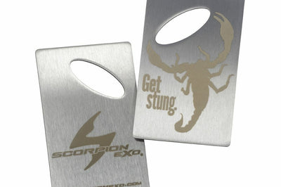 Scorpion Exo Bottle Opener 3.75 X 2.25 (fits In Wallet) - Harddrive Products