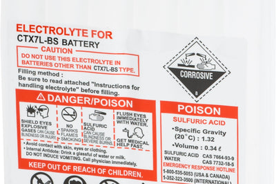 Fire Power Sealed Battery Electrolyte Pack 336cc - Street Collection