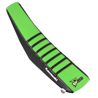 D-cor Seat Cover Ktm Sx 85 Blk / Org Ribs - Black/Green/Black - Offroad Collection