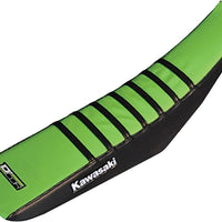 D-cor Seat Cover Ktm Sx 85 Blk / Org Ribs - Black/Green/Black - Offroad Collection