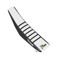 D-cor Seat Cover Ktm Sx 85 Blk / Org Ribs - Black/Green/Black - Offroad Collection