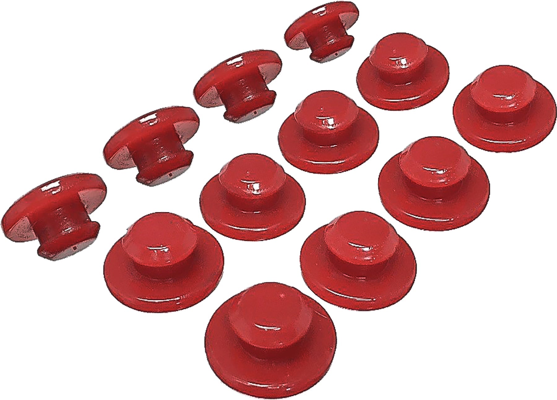 Energy Susp. Seat Grommet Kit Red Pol - Atv Performance Products