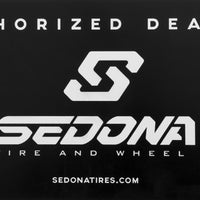 Sedona Authorized Dealer Window Decal4.25’’ X 8.125’’ - Tires & Wheels