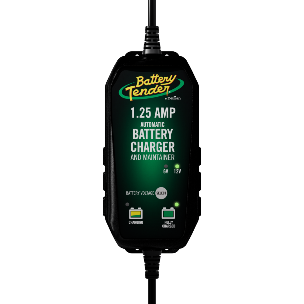 Battery Tender Selectable 1.25 Amp Charger 6/12 Volt - Watercraft Collection