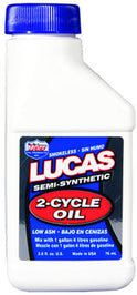 Lucas Semi-synthetic 2-cycle Oil 2.6oz - Tires & Wheels