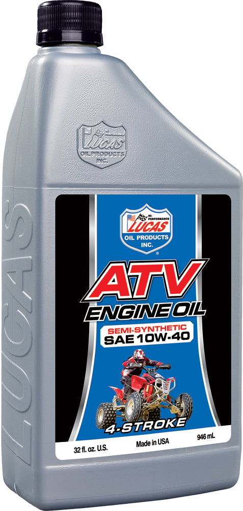 Lucas Semi-synthetic Atv Engine Oil 10w-40 Qt - Tires & Wheels