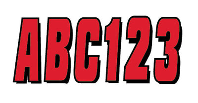 Hardline Series 320 Registration Kit Clear/black - Red/Black - Watercraft Collection