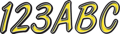 Hardline Series 400 Registration Kit Clear/black - Yellow/Black - Watercraft Collection
