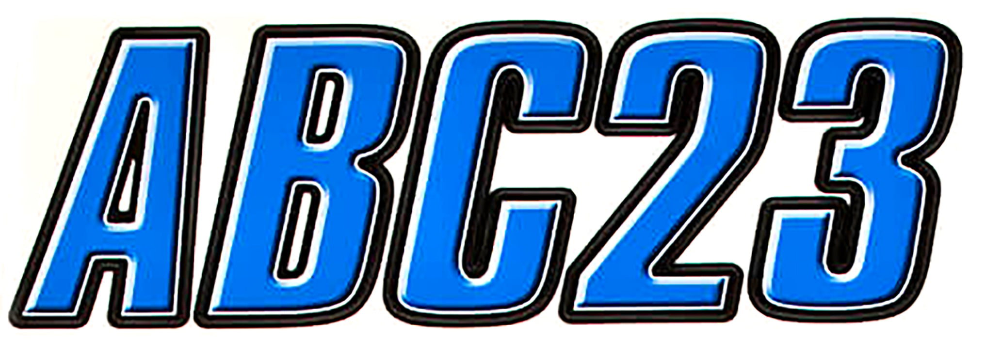 Hardline Series 800 Registration Kit White/black - Blue/Black - Watercraft Collection