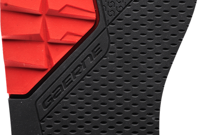 Gaerne Sg-22 Boot Sole Pair Black/grey Sz 14 - Black/Red / US 09