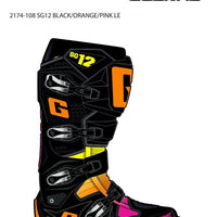 Gaerne Sg12 Le Boots Blk/wht/carolina Blue Sz 12 - Orange/Grey/White / US 08 - Apparel Collection