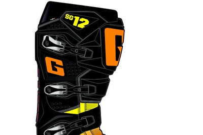 Gaerne Sg12 Le Boots Blk/wht/carolina Blue Sz 12 - Apparel Collection