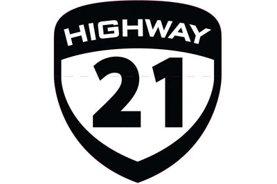 Highway 21 Shield Die Cut Sticker 3.75’’ X 4.125’’ 50pks - Harddrive Products