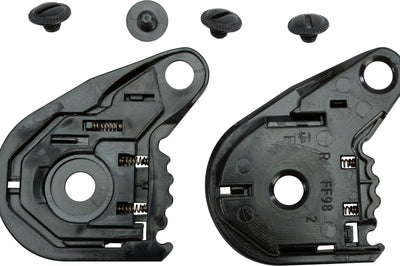GMAX Shield Ratchet Plates Left/Right W/Screws Ff 98 - Helmet Accessories