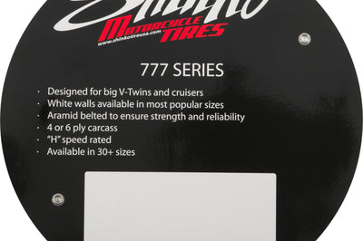 Shinko 777 Tire Sign - Harddrive Products