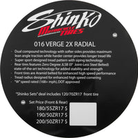 Shinko Verge 2x Tire Sign - Harddrive Products