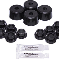 Energy Susp. Shock Bushing Kit Red Pol - Black - Atv Performance Products
