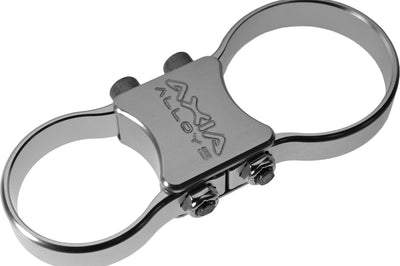 Axia Shock Reservoir Mount Black 1 Clamp Needed - Silver - Atv Performance Products