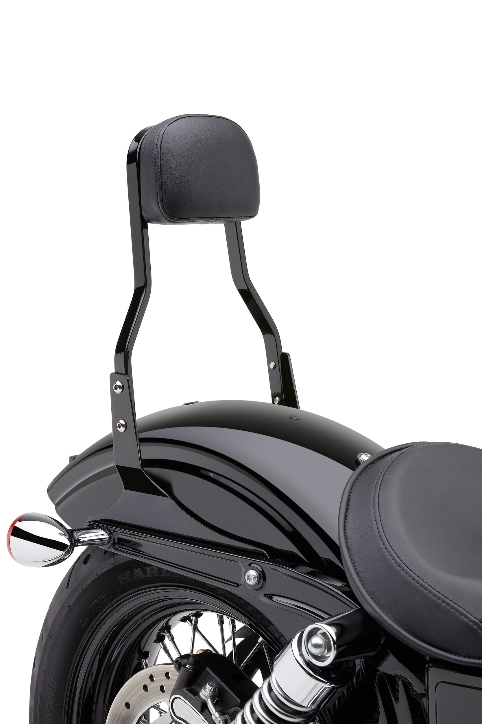 COBRA Short Sissy Bar Black Dyna 06 17