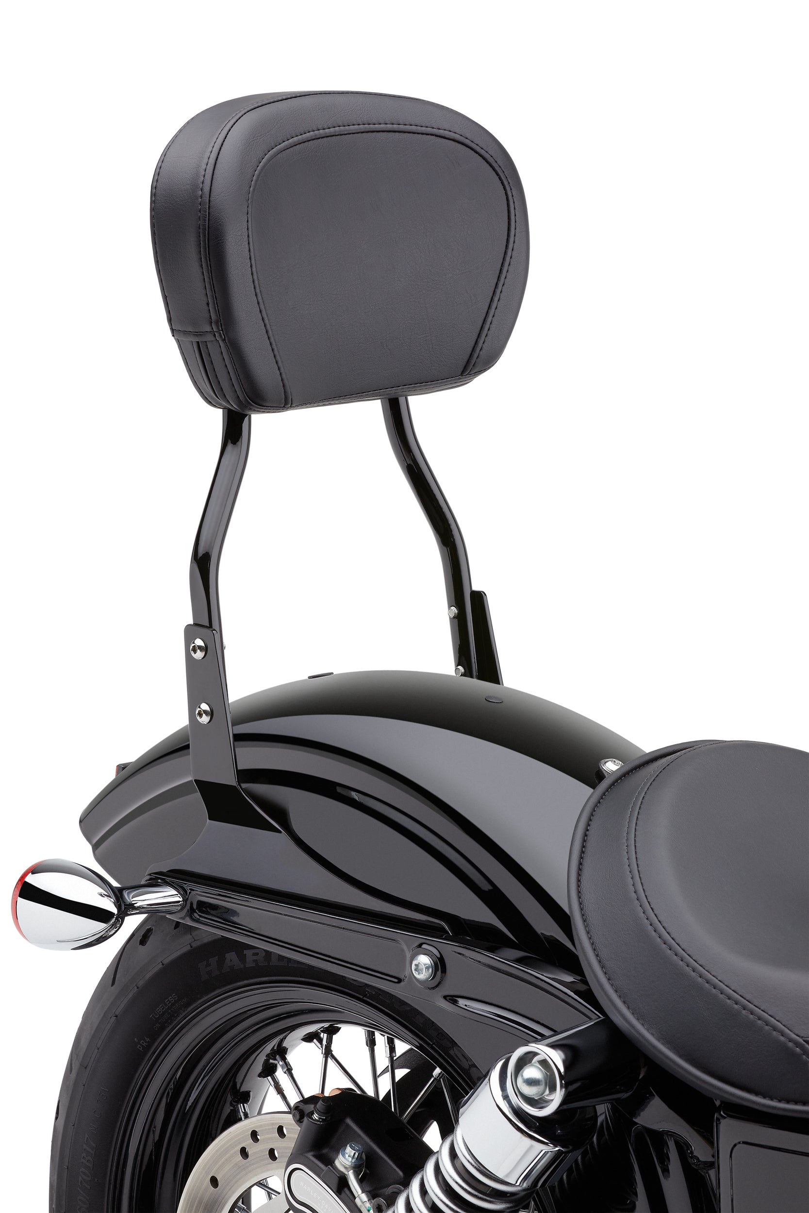 COBRA Short Sissy Bar Round Blk Flstf 07 17 Fxst/S/B 06 10 - Body