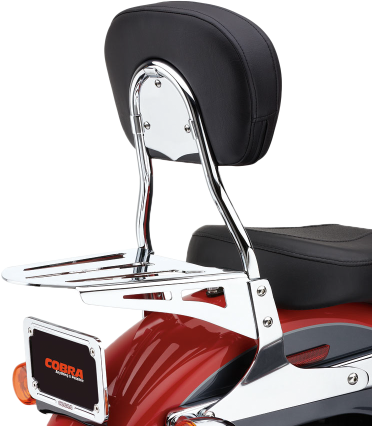 COBRA Short Sissy Bar Round Chrome Flst 00 06 - Body