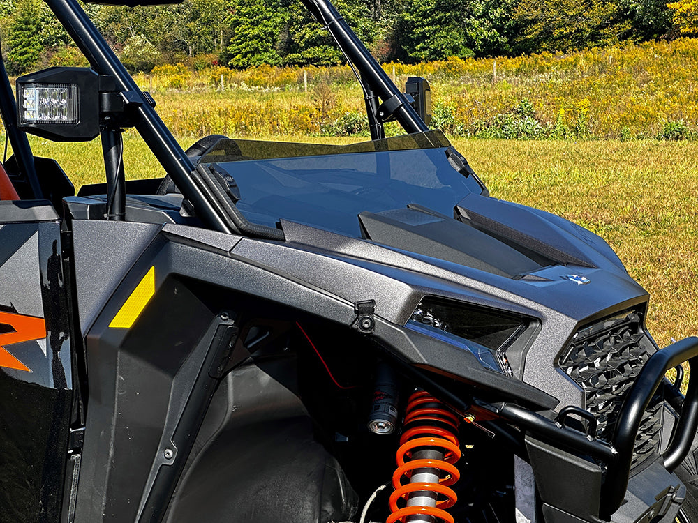 SPIKE Short Windshield Tinted Polaris Rzr Xp - Windshield/Windscreen