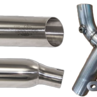 Voodoo Shorty Dual Muffler Polished Busa - Street Collection