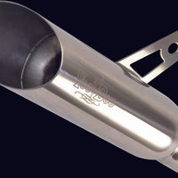 Voodoo Shorty Exhaust Single Muffler Polished - Street Collection