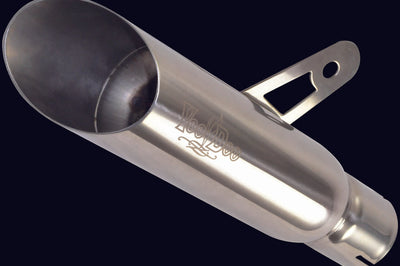 Voodoo Shorty Exhaust Single Muffler Polished - Street Collection