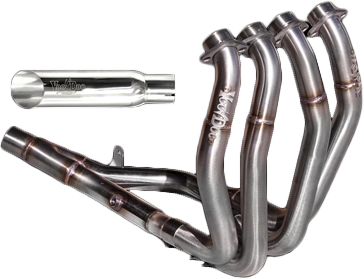 Voodoo Shorty Full Exhaust System 4 Into 1 Polished Busa - Street Collection